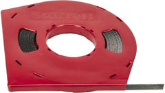 Starrett - 1/2" x 100' x 0.025" Carbon Steel Band Saw Blade Coil Stock - 14 TPI, Toothed Edge, Straight Form, Raker Set, Flexible Back, No Rake Angle, Constant Pitch, Contour Cutting - Exact Tooling