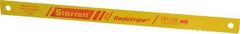 Starrett - 14" Long, 10 Teeth per Inch, High Speed Steel Power Hacksaw Blade - Toothed Edge, 1" Wide x 0.05" Thick - Exact Tooling
