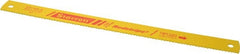 Starrett - 14" Long, 6 Teeth per Inch, High Speed Steel Power Hacksaw Blade - Toothed Edge, 1-1/4" Wide x 0.062" Thick - Exact Tooling