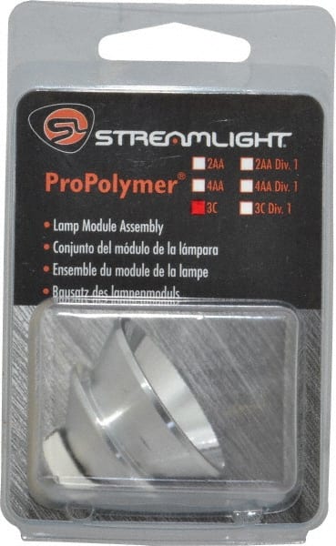Streamlight - 3.7 Volt, Xenon Lamp Module - Clear, Compatible With 33254 Flashlights - Exact Tooling