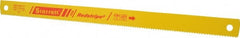 Starrett - 18" Long, 6 Teeth per Inch, High Speed Steel Power Hacksaw Blade - Toothed Edge, 1-1/4" Wide x 0.062" Thick - Exact Tooling