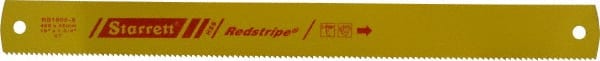 Starrett - 18" Long, 6 Teeth per Inch, High Speed Steel Power Hacksaw Blade - Toothed Edge, 1-3/4" Wide x 0.088" Thick - Exact Tooling