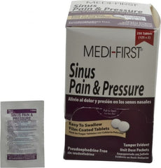 Medique - Medi-First Sinus Pain & Pressure Tablets - Sinus Relief - Exact Tooling