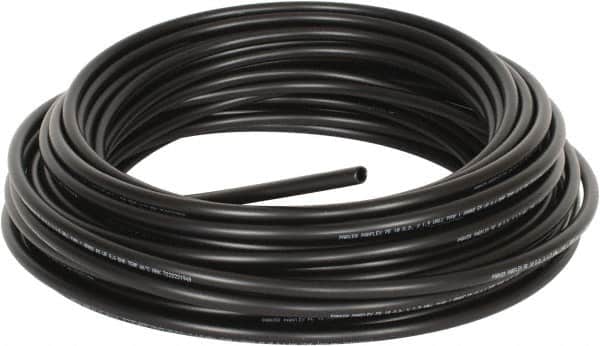 Parker - 10mm OD, 100' Long, Polyethylene Tube - Black, -80 to 150°F - Exact Tooling