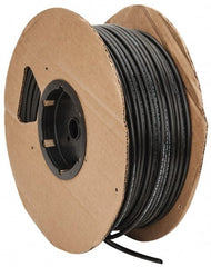 Parker - 11/64" ID x 1/4" OD, 0.04" Wall Thickness, 500' Long, Polyethylene Tube - Black, 120 Max psi, -80 to 150°F - Exact Tooling
