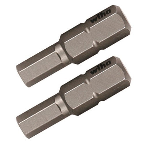 Hex Metric Insert Bit 10.0 × 25mm (2 Bit Pack) - Exact Tooling