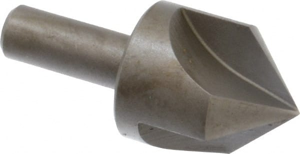 Keo - 1-1/4" Head Diam, 1/2" Shank Diam, 3 Flute 90° High Speed Steel Countersink - Exact Tooling