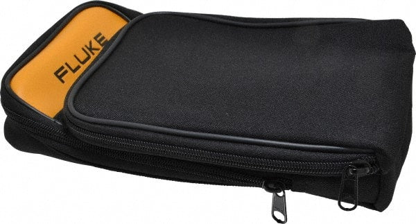Fluke - Black/Yellow Electrical Test Equipment Case - Use with Digital Multimeters - Exact Tooling