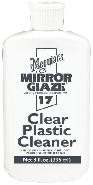 Mirror Glaze - Automotive Clear Plastic Cleaner - 8 oz Bottle - Exact Tooling
