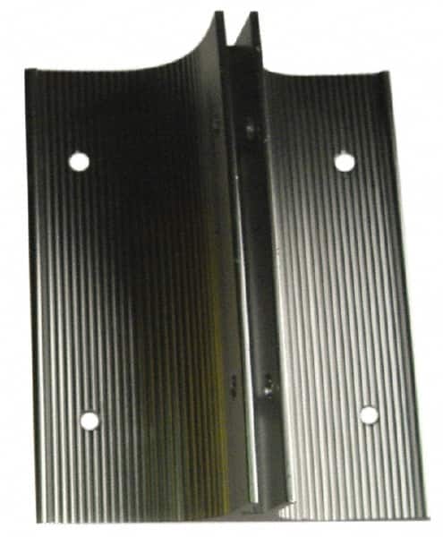 NMC - Aluminum Flag Style Wall Sign Holder - Silver, 3 Inch Width x 3 Inch Holder Height - Exact Tooling