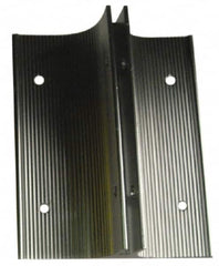 NMC - Aluminum Flag Style Wall Sign Holder - Silver, 3 Inch Width x 3 Inch Holder Height - Exact Tooling