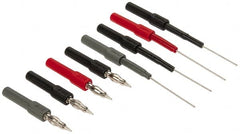 Fluke - Black/Gray/Red Electrical Test Equipment Leads - Use with Digital Multimeters - Exact Tooling