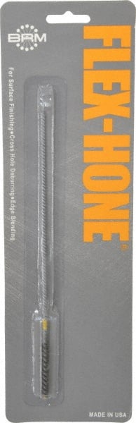 Brush Research Mfg. - 0.235" to 1/4" Bore Diam, Diamond Flexible Hone - Extra Fine, 8" OAL - Exact Tooling