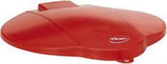 Vikan - 3 Gal Polypropylene Pail Lid - Red, For Use with 5689 - Exact Tooling