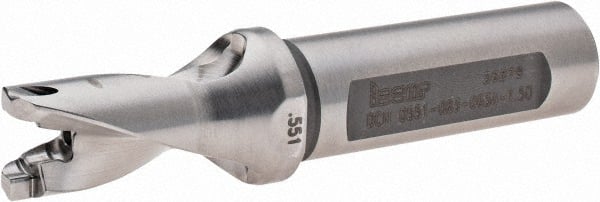 Iscar - 0.551" to 0.567" Diam, 1.5xD, 0.83" Max Depth, 5/8" Shank Diam, 3.51" OAL, Replaceable-Tip Drill - FCP, ICK, ICK-2M, ICM, ICN, ICP, iCP-2M Insert, 14 Seat Size, 73382764 Toolholder, Series SumoCham - Exact Tooling