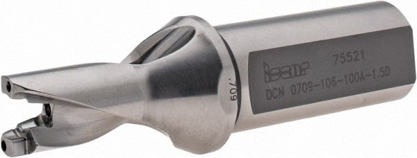 Iscar - 0.709" to 0.744" Diam, 1.5xD, 1.06" Max Depth, 1" Shank Diam, 4.39" OAL, Replaceable-Tip Drill - FCP, ICK, ICK-2M, ICM, ICN, ICP, iCP-2M Insert, 18 Seat Size, 73382905 Toolholder, Series SumoCham - Exact Tooling