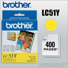 Brother - Yellow Ink Cartridge - Use with Brother DCP-130C, 330C, 350C, intelliFAX-1360, 1860C, 1960C, 2480C, 2580C, MFC-230C, 240C, 440CN, 465CN, 665CW, 685CW, 845CW, 885CW, 3360C, 5460CN, 5860CN - Exact Tooling