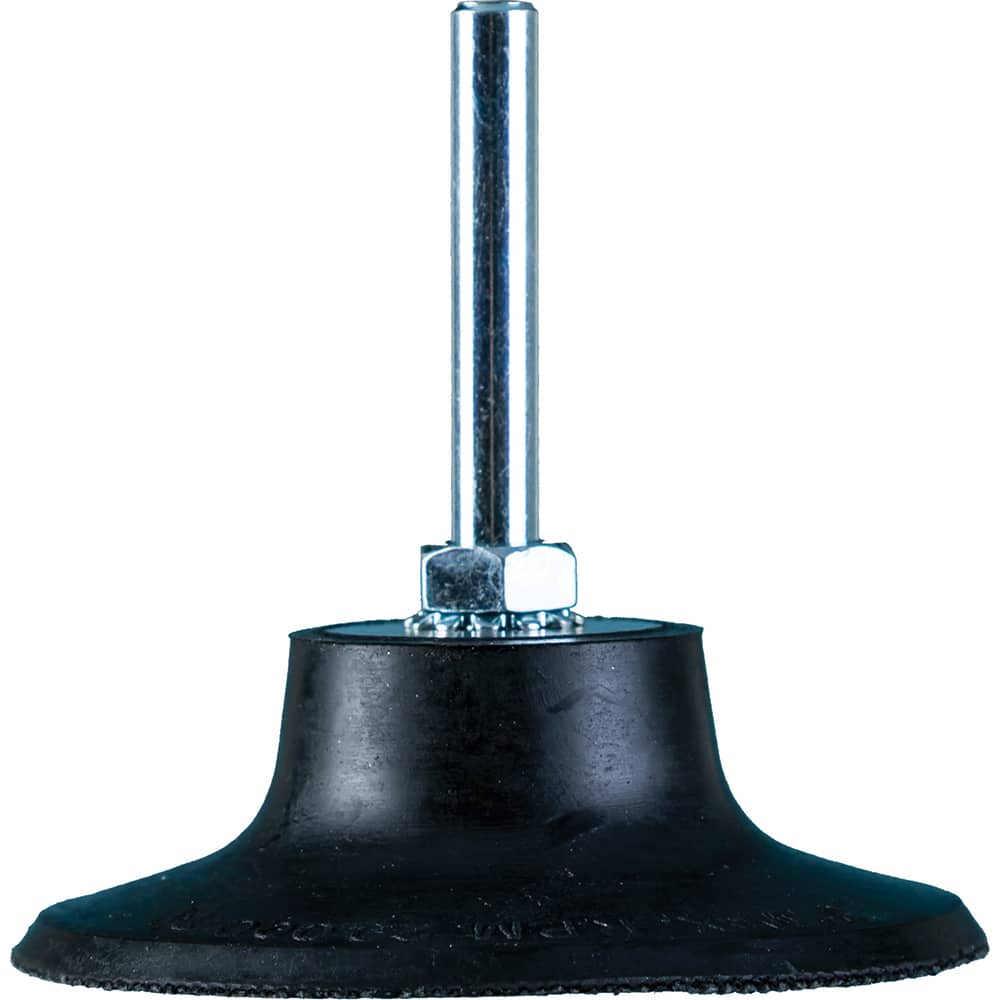 PFERD - Disc Backing Pads; Backing Pad Type: Quick-Change ; Pad Diameter (Inch): 3 ; Maximum RPM: 12000.000 ; Quick Change Compatibility: CDR ; Shank Diameter (Inch): 1/4 ; Shank Diameter (Decimal Inch): 1/4 - Exact Tooling