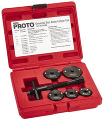 Proto - 7 Piece Automotive Disc Brake Caliper Tool Kit - Exact Tooling