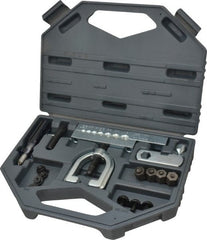 Proto - 17 Piece Automotive Combination Flaring Tool Kit - Adapters, O-ring, Cone, Pusher Screws, Bars, Yoke, Wrench, Countersink Tool, Bolt - Exact Tooling