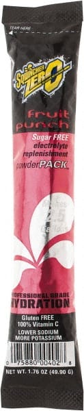 Sqwincher - 1.76 oz Pack Fruit Punch Activity Drink - Powdered, Yields 2.5 Gal - Exact Tooling