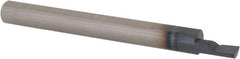 Scientific Cutting Tools - 0.12" Min Bore Diam, 1/4" Max Bore Depth, 3/16 Shank Diam, Corner Radius Boring Bar - Exact Tooling
