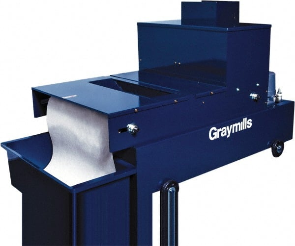 Graymills - 55 Gallon Tank Capacity, Steel Tank, Bed Filter/Tank System - 51.18 Inch Tank Length x 31.5 Inch Tank Width x 7.8 Inch Tank Height - Exact Tooling