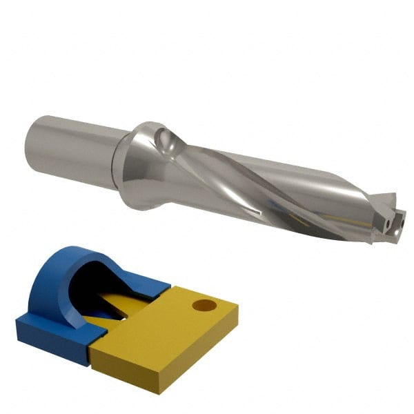 Iscar - 17mm to 17.9mm Diam, 3xD, 51mm Max Depth, 20mm Shank Diam, 127.9mm OAL, Replaceable-Tip Drill - FCP, ICK, ICK-2M, ICM, ICN, ICP, iCP-2M Insert, 17 Seat Size, 73472896 Toolholder, Series SumoCham - Exact Tooling