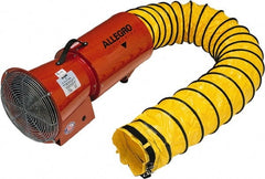 Allegro - 1,275 CFM, Electrical AC Axial Blower Kit - 8 Inch Inlet/Outlet, 0.33 HP, 120 Max Voltage Rating - Exact Tooling