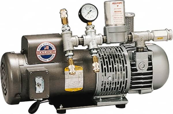 Allegro - 3 Man Connection, Hansen Coupling, Portable SAR Air Compressor - 15 Max PSI, 20 (60 Hz) CFM, 1.5 Hp - Exact Tooling