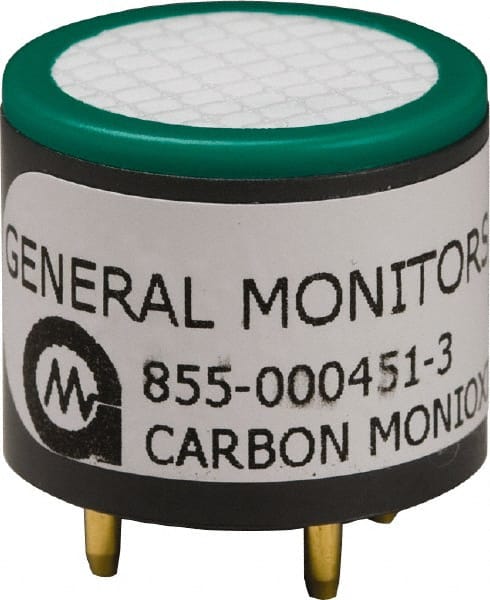 Allegro - 5" Long, Aluminum (Case) & Powder Coated Steel (Bracket) CO Sensor - Gray, For SAR CO Monitoring, Compatible with Filtration Panels - Exact Tooling