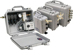 Allegro - 100 CFM Portable SAR Filtration Panel - 8 Respirator Outlets, 1" Inlet, 1/4" Outlet - Exact Tooling