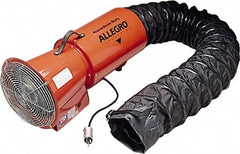 Allegro - 13" Inlet, Direct Drive, 890 CFM, Blower - 3.3 Amp Rating, 115 Volts, 3,250 RPM - Exact Tooling