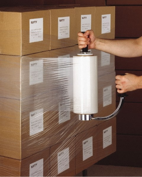 Nifty Products - 15" x 1,500' 75 Gauge Clear Roll Stretch Wrap - Exact Tooling