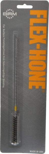 Brush Research Mfg. - 0.395" to 0.433" Bore Diam, Diamond Flexible Hone - Extra Fine, 8" OAL - Exact Tooling