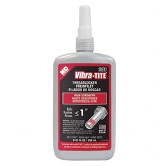Vibra-Tite - 250 mL Bottle, Red, High Strength Threadlocker - Exact Tooling