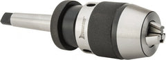 Interstate - 2MT, 1/64 to 1/2" Capacity, Integral Shank Drill Chuck - Keyless, Taper Shank, 50.5mm Sleeve Diam - Exact Tooling