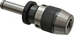 Interstate - 0 to 1/2" Capacity, Integral Shank Drill Chuck - Keyless, Straight Shank - Exact Tooling