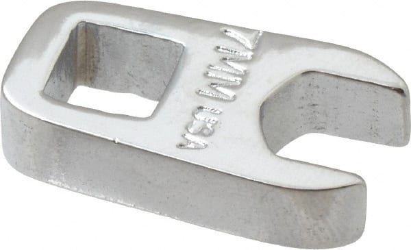 Proto - 7mm 1/4" Drive Chrome Crowfoot Wrench - 33/64" Head Diam x 0.218" Head Thickness, 0.93" OAL - Exact Tooling