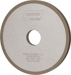 Norton - 6" Diam x 1-1/4" Hole x 1/2" Thick, 180 Grit Surface Grinding Wheel - Diamond, Type 1A1, Very Fine Grade, Resinoid Bond - Exact Tooling