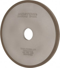 Norton - 7" Diam x 1-1/4" Hole x 3/8" Thick, 220 Grit Surface Grinding Wheel - Diamond, Type 1A1, Very Fine Grade, Resinoid Bond - Exact Tooling