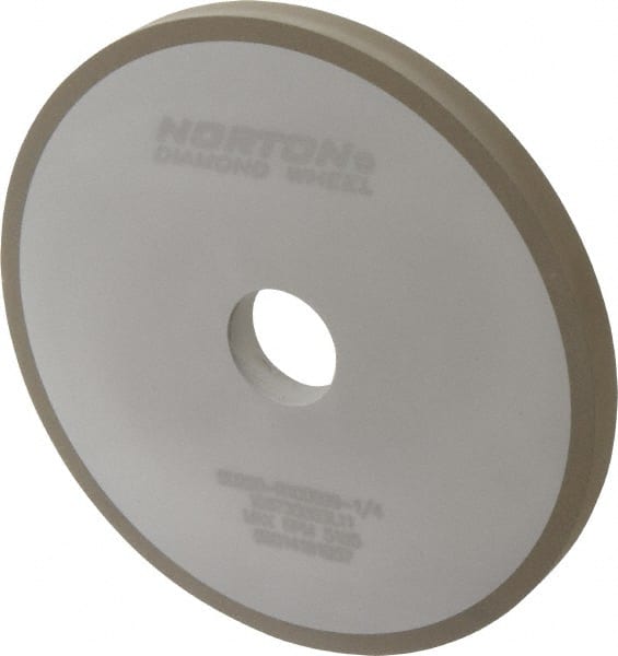 Norton - 7" Diam x 1-1/4" Hole x 1/2" Thick, 220 Grit Surface Grinding Wheel - Diamond, Type 1A1, Very Fine Grade, Resinoid Bond - Exact Tooling