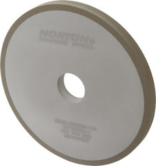 Norton - 7" Diam x 1-1/4" Hole x 1/2" Thick, 220 Grit Surface Grinding Wheel - Diamond, Type 1A1, Very Fine Grade, Resinoid Bond - Exact Tooling