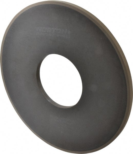 Norton - 14" Diam x 5" Hole x 1/2" Thick, 150 Grit Surface Grinding Wheel - Diamond, Type 1A1, Very Fine Grade, Resinoid Bond - Exact Tooling
