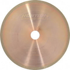 Norton - 4" Diam x 1/2" Hole, 150 Grit Surface Grinding Wheel - Diamond, Type 1A1R, Medium Grade - Exact Tooling