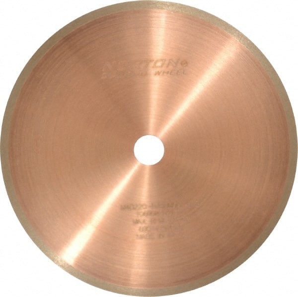 Norton - 5" Diam x 1/2" Hole, 220 Grit Surface Grinding Wheel - Diamond, Type 1A1R, Fine Grade - Exact Tooling