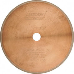 Norton - 6" Diam x 5/8" Hole, 100 Grit Surface Grinding Wheel - Diamond, Type 1A1R, Coarse Grade - Exact Tooling