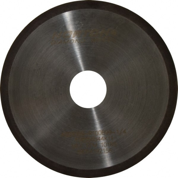 Norton - 6" Diam x 1-1/4" Hole, 100 Grit Surface Grinding Wheel - Diamond, Type 1A1R, Coarse Grade - Exact Tooling