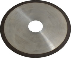Norton - 6" Diam x 1-1/4" Hole, 100 Grit Surface Grinding Wheel - Diamond, Type 1A1R, Coarse Grade - Exact Tooling