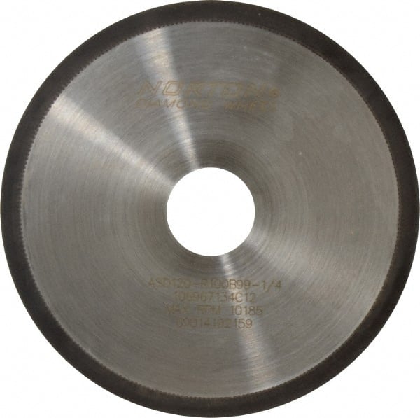 Norton - 6" Diam x 1-1/4" Hole, 120 Grit Surface Grinding Wheel - Type 1A1R, Coarse Grade - Exact Tooling